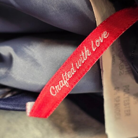 Richmarbert Full Zip Bomber Vest Jacket Mens XL Blue Zipper Pockets Sleeveless - Picture 7 of 13